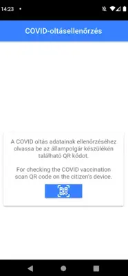 EESZT Covid Control android App screenshot 0